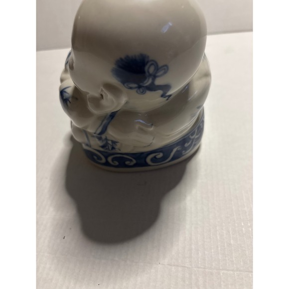 Japanese Vintage Ho Ho Boy / Opium Pillow Porcelain Table Sculpture, - Picture 8 of 8